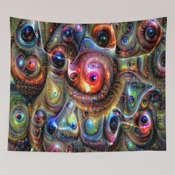 Item preview, psychedelic mystical pattern 32 designed and sold by BelAnnGrey.