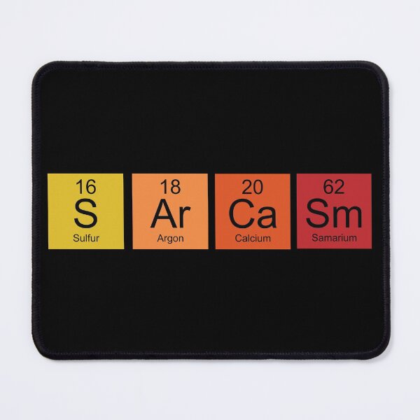 Item preview, Retro colors periodic table Sarcasm designed and sold by TamGustam.