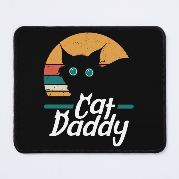 Item preview, Cat Daddy Vintage Sunset Feline Lover designed and sold by GravitiTees.