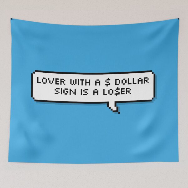 Item preview, TXT LO$ER=LO♡ER Lover with a dollar sign is a loser Pixel Speech designed and sold by helloharu.