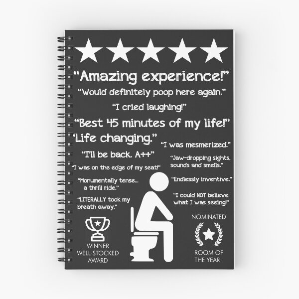 Item preview, Funny Bathroom Unforgettable Experience Would Poop Here Again CHALK designed and sold by kwiebe34.
