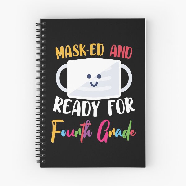 Item preview, Mask-ed And ready For fourth 4 th grade  designed and sold by king's Outfit.