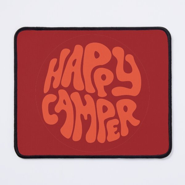 Item preview, Happy Camper Retro Design | Red and Orange designed and sold by llevine2934.