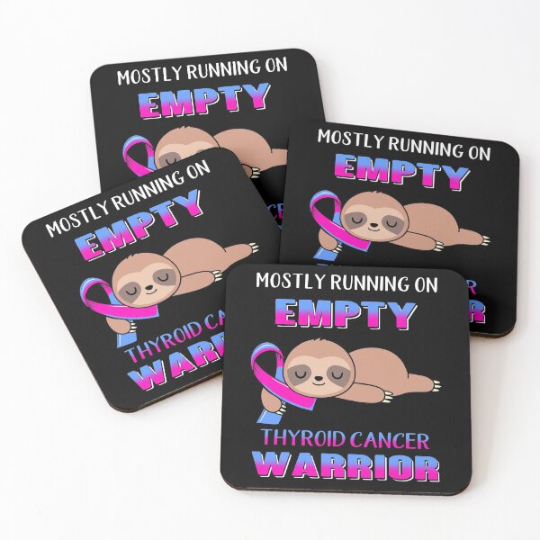 Item preview, Mostly Running On Empty Thyroid Cancer Warrior designed and sold by Brad-FI.