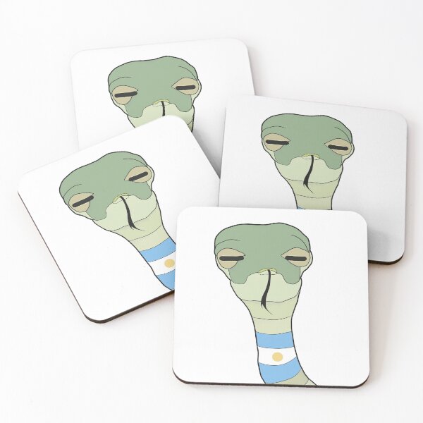 Item preview, Argentina Pride Baked Snake Flag - Funny Argentinian Nation designed and sold by ViewerEqualsPhoton.