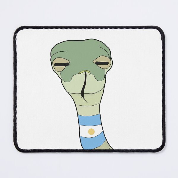 Item preview, Argentina Pride Baked Snake Flag - Funny Argentinian Nation designed and sold by ViewerEqualsPhoton.
