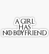 A girl... Sticker