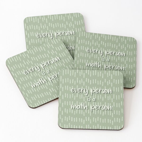 Item preview, Every Person is a Math Person Green designed and sold by katieamoon.
