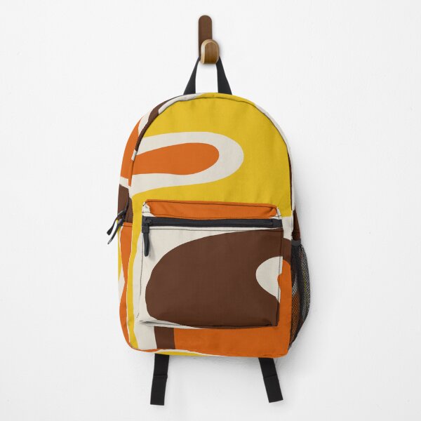 Item preview, Copacetic 70s Retro Abstract Pattern Mustard Yellow Orange Brown Beige designed and sold by kierkegaard.
