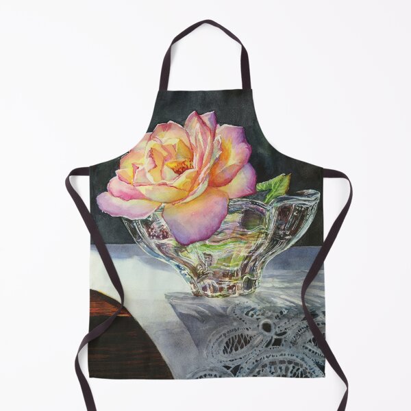 Item preview, Rose in Crystal Vase Still Life designed and sold by Olga Shvartsur.