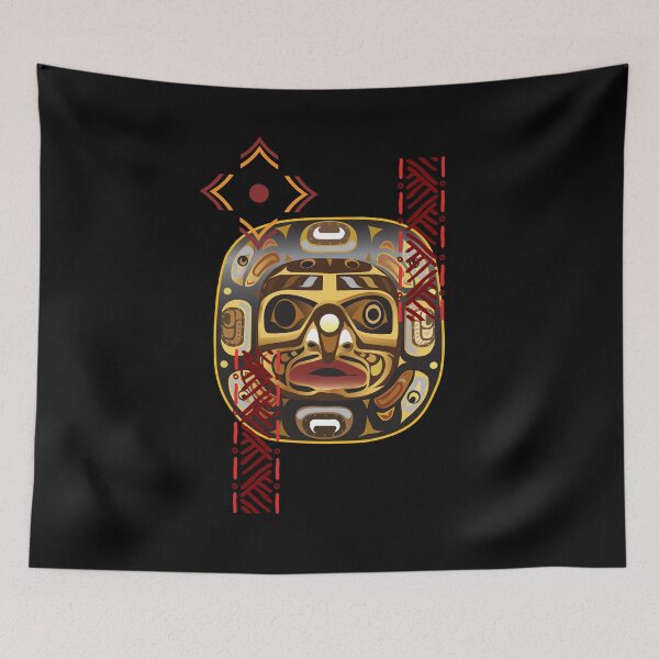 Item preview, Colorful Native American Tribal Art Motif Design designed and sold by EarthArtDesigns.