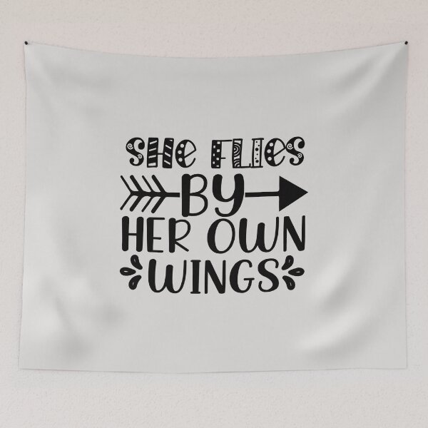 Item preview, She Flies By Her Own Wings designed and sold by SweetbeStore.