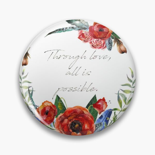 Item preview, Through Love floral designed and sold by tatteredpages.
