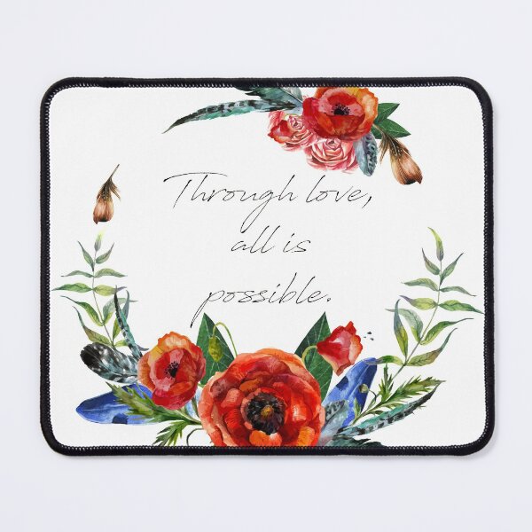 Item preview, Through Love floral designed and sold by tatteredpages.
