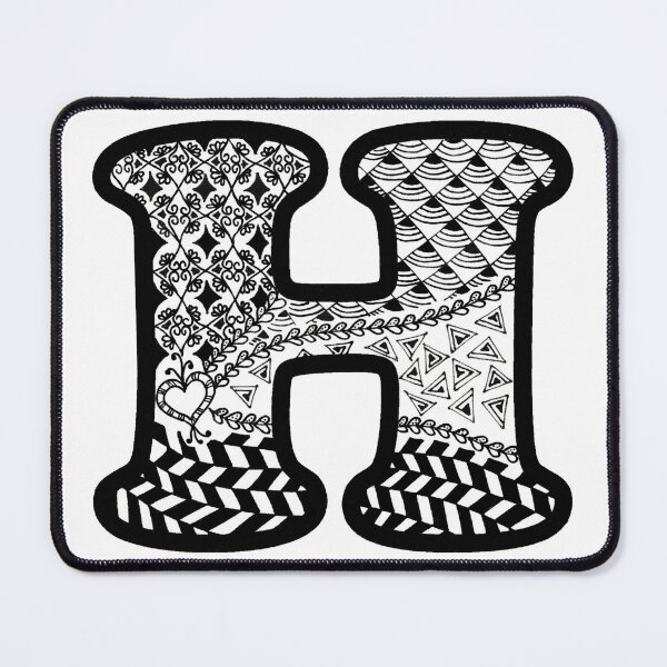 Item preview, Letter H (Big & Centered) designed and sold by DreamWearin.