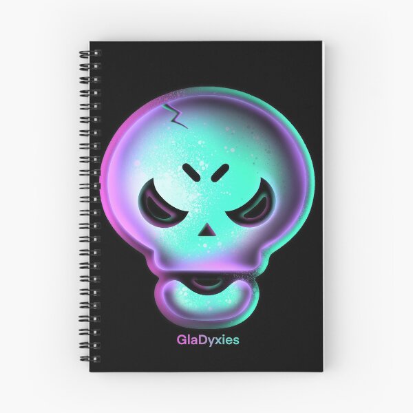 Item preview, Neon Rose Skull designed and sold by GlaDyxies.