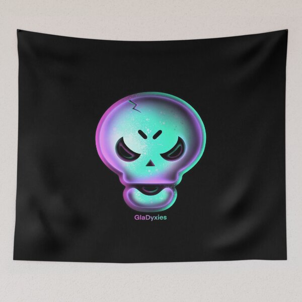 Item preview, Neon Rose Skull designed and sold by GlaDyxies.