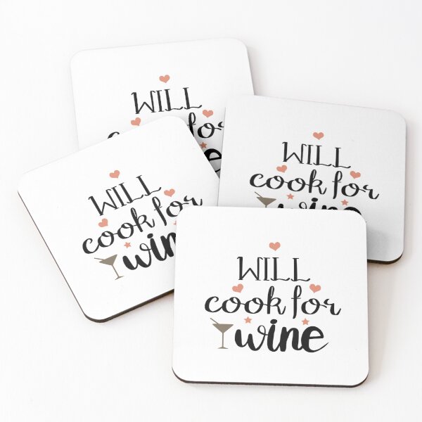 Item preview, Will Cook For Wine designed and sold by Daluyong.