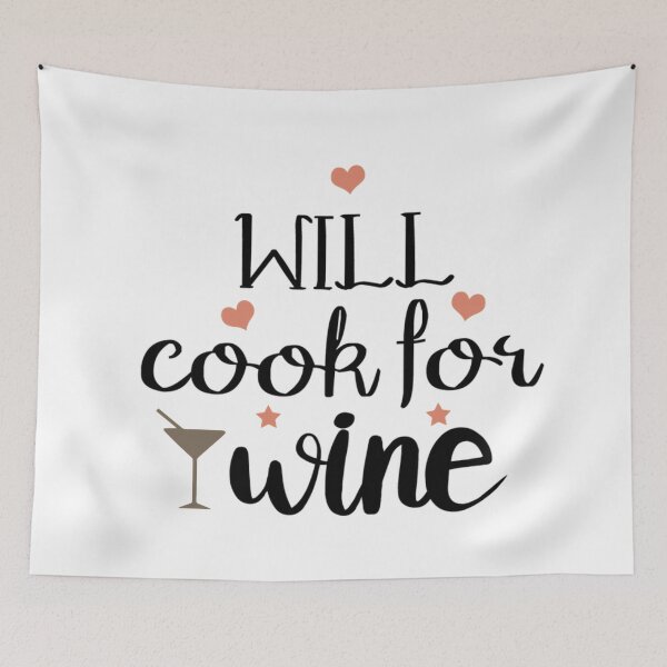 Item preview, Will Cook For Wine designed and sold by Daluyong.