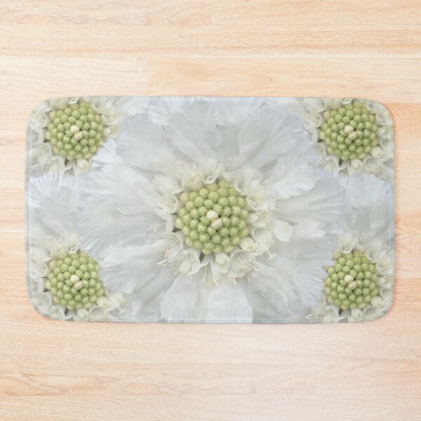 Item preview, White Scabious Flower Still Life Floral Photography designed and sold by CottoVerdi.