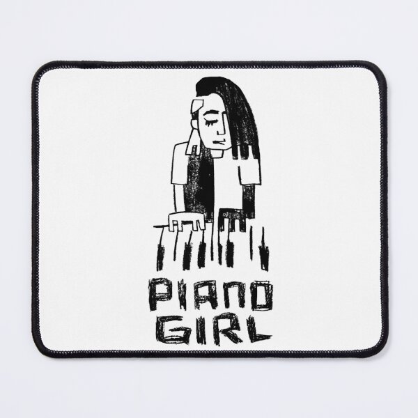 Item preview, Piano Girl for Piano Player designed and sold by badlydrawnbabe.