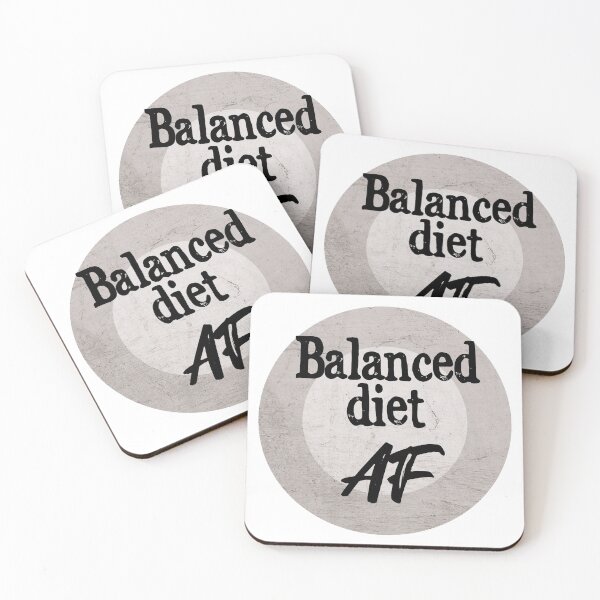 Item preview, Balanced Diet AF designed and sold by monkeyfracas.