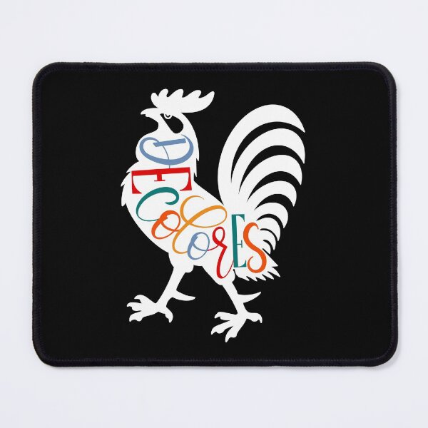 Item preview, Decolores Rooster White Silhouette  designed and sold by Gsallicat.