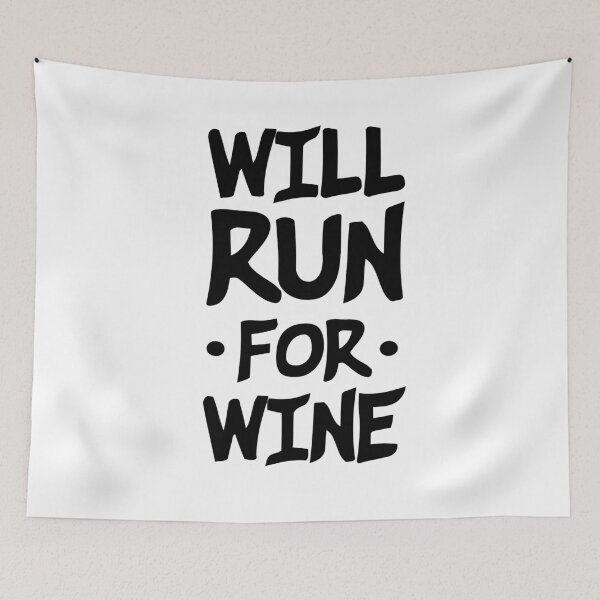 Item preview, Will run for wine ,Wine Running gift designed and sold by Noussairox.