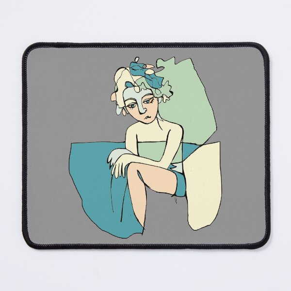 Item preview, Blue Blues Girl designed and sold by badlydrawnbabe.