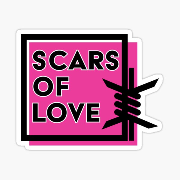 "Scars of Love" Band Logo Sticker