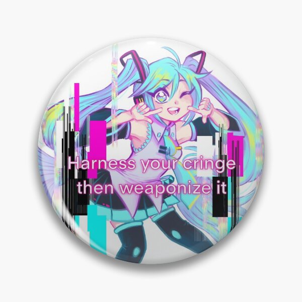 Item preview, Hatsune Miku Says Harness Your Cringe designed and sold by SpaceCadetShark.