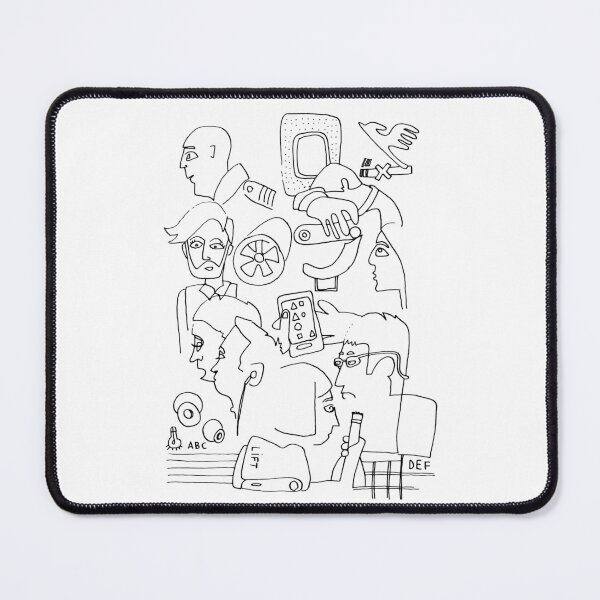 Item preview, Air Travel Black White designed and sold by badlydrawnbabe.