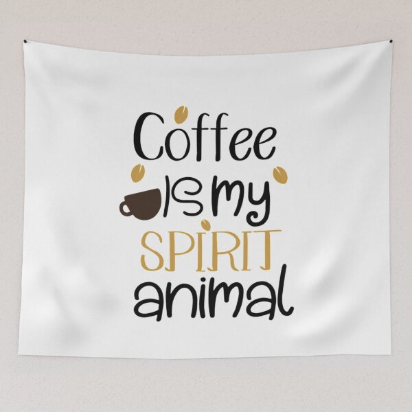 Item preview, Coffee Is My Spirit Animal designed and sold by Daluyong.