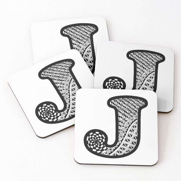 Item preview, Letter J (Big & Centered) designed and sold by DreamWearin.