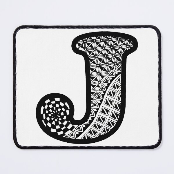 Item preview, Letter J (Big & Centered) designed and sold by DreamWearin.
