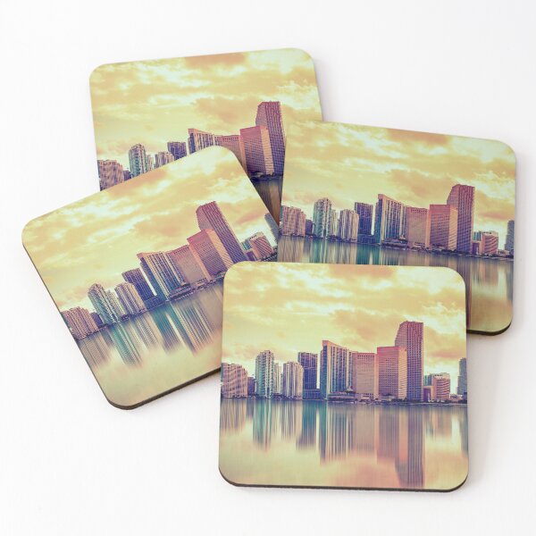 Item preview, Miami Beach, Florida, puesta de sol FL colorido horizonte designed and sold by Piper-Deals.