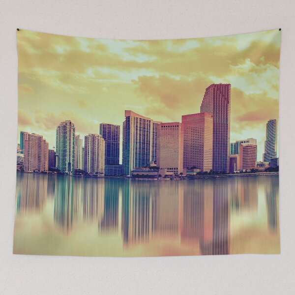Item preview, Miami Beach, Florida, puesta de sol FL colorido horizonte designed and sold by Piper-Deals.