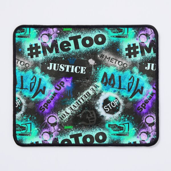 Item preview, #MeToo Blue Graffiti Pattern designed and sold by Jarrod Vandenberg.