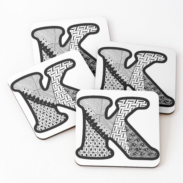 Item preview, Letter K (Big & Centered) designed and sold by DreamWearin.