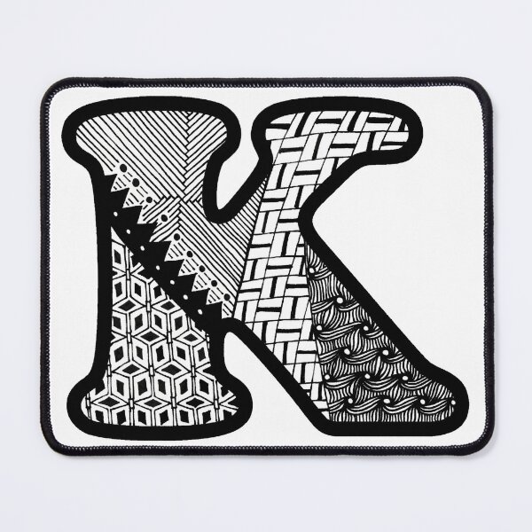 Item preview, Letter K (Big & Centered) designed and sold by DreamWearin.