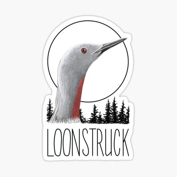Item preview, Loonstruck (Red-throated Loon) designed and sold by LauraWolfArtist.