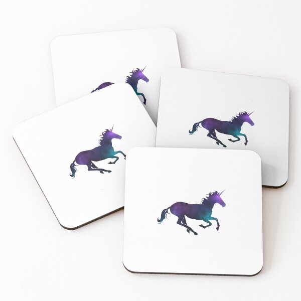 Item preview, Purple & Turquoise Unicorn designed and sold by spaceacedesigns.