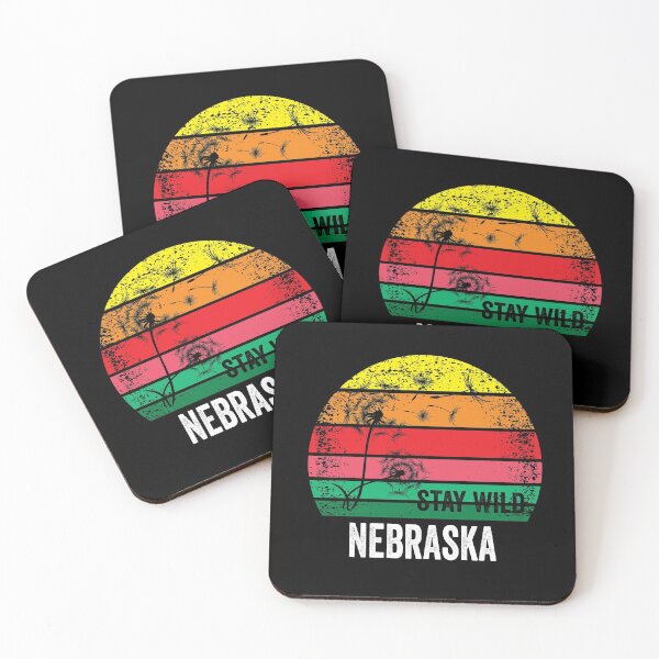 Item preview, Vintage designed sunset: Stay Wild Nebraska designed and sold by Department61.