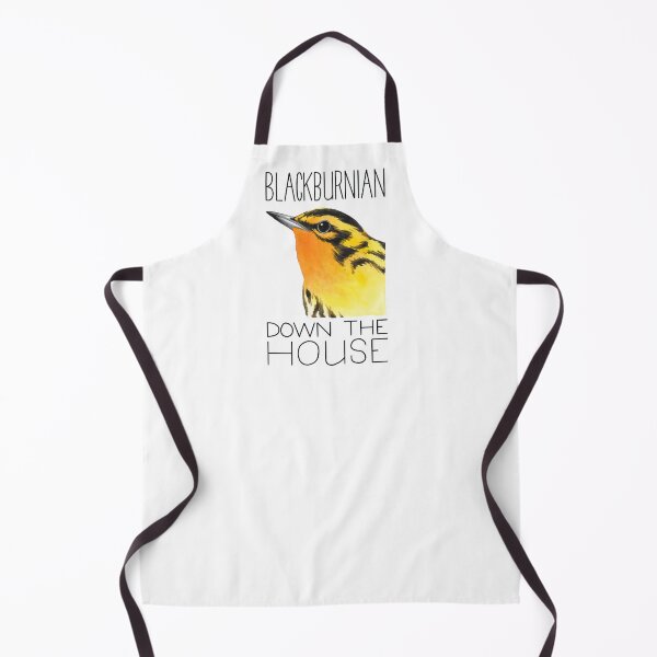 Item preview, Blackburnian Down the House (Blackburnian Warbler) designed and sold by LauraWolfArtist.