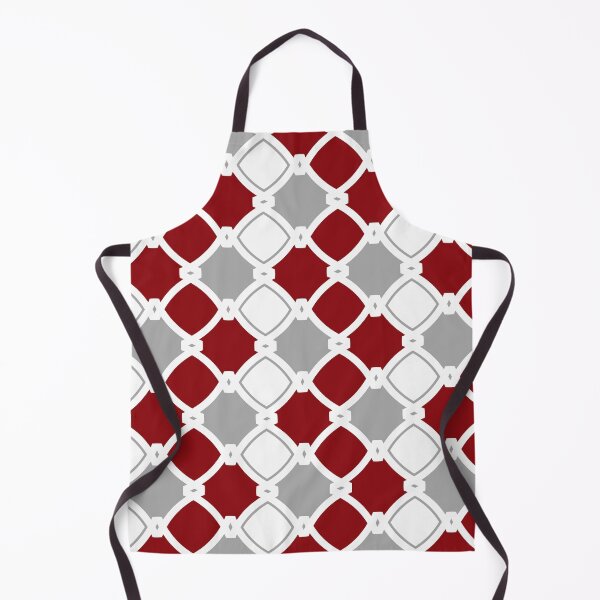 Item preview, Modern, ornamental, grey, burgundy, white pattern designed and sold by Svitac.