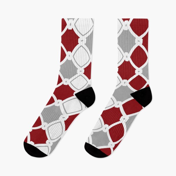 Item preview, Modern, ornamental, grey, burgundy, white pattern designed and sold by Svitac.