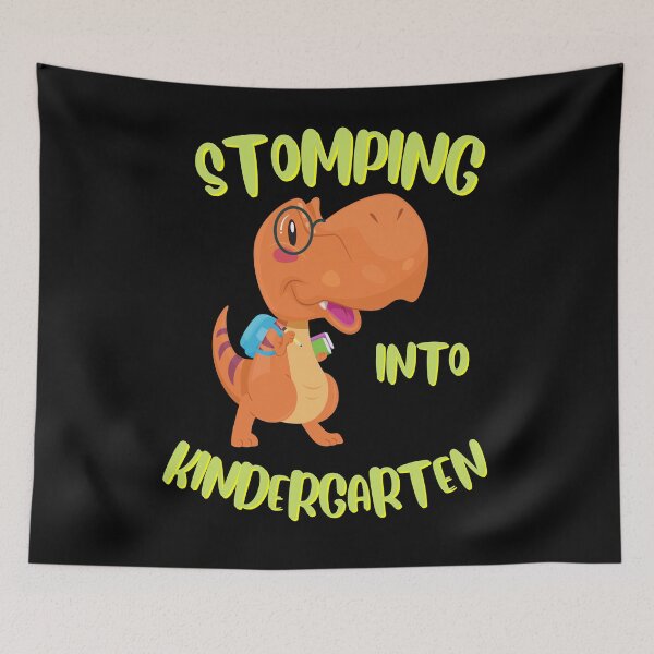 Item preview, Stomping Into Kindergarten  designed and sold by BarvinWayne.