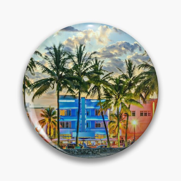 Item preview, Miami Beach Florida Sunset FL Palm Trees Neon designed and sold by Piper-Deals.