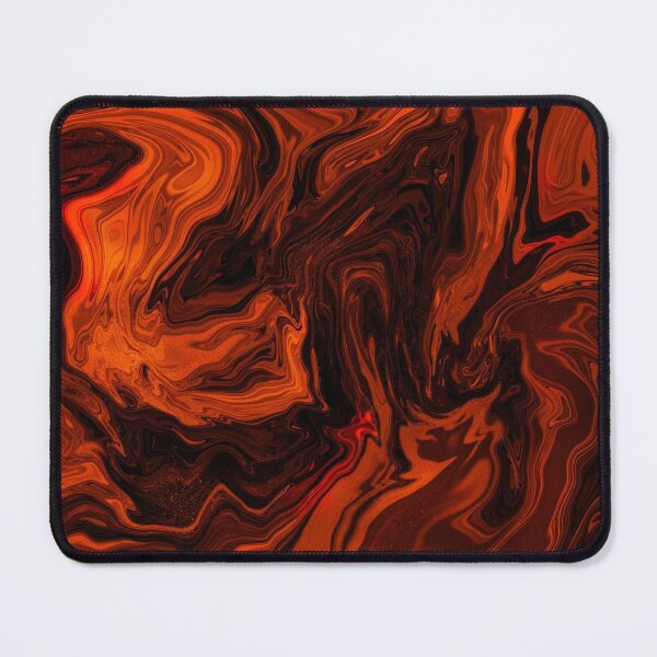 Item preview, Orange and Black Fiery Lava Marble Halloween Abstract designed and sold by Gsallicat.