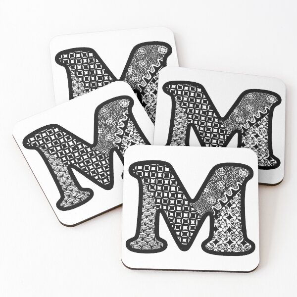 Item preview, Letter M (Big & Centered) designed and sold by DreamWearin.